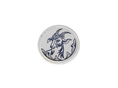 Серебряный сувенир-магнит «Год козы»